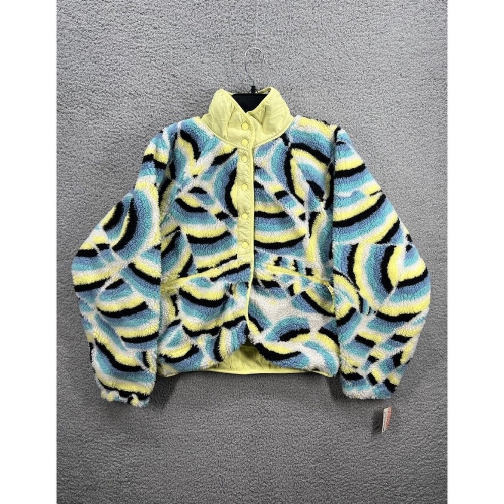 Free People Rocky Ridge Printed Fleece Jacket